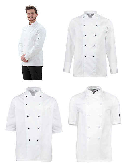 Picture of the new Brigade Chef Clothing range from Lockhart 