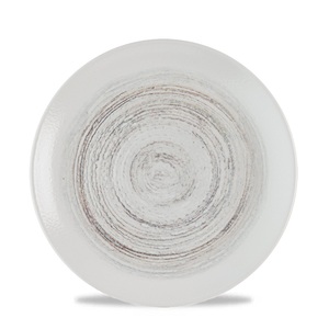 Churchill Elements Vitrified Porcelain Dune Round Coupe Plate 21.7cm
