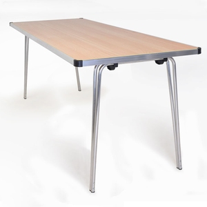 Folding Table 1830 x 760 x 760H - Beech laminated top