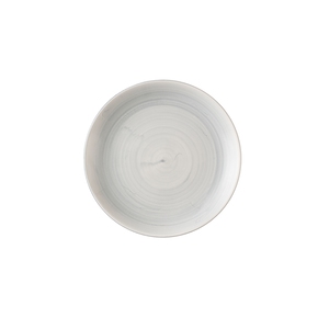 Churchill Stonecast Canvas Vitrified Porcelain Grey Round Coupe Plate 21.7cm