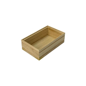 Gastronorm 1/4 Ribbed Oak Stacker Box 265x162x80