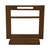 Podium Dark Brown Oak 2 Tier Counter Top Display Stand & Base 40x47.6x21.2cm