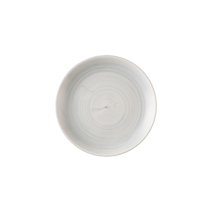 Churchill Stonecast Canvas Vitrified Porcelain Grey Round Coupe Plate 16.5cm
