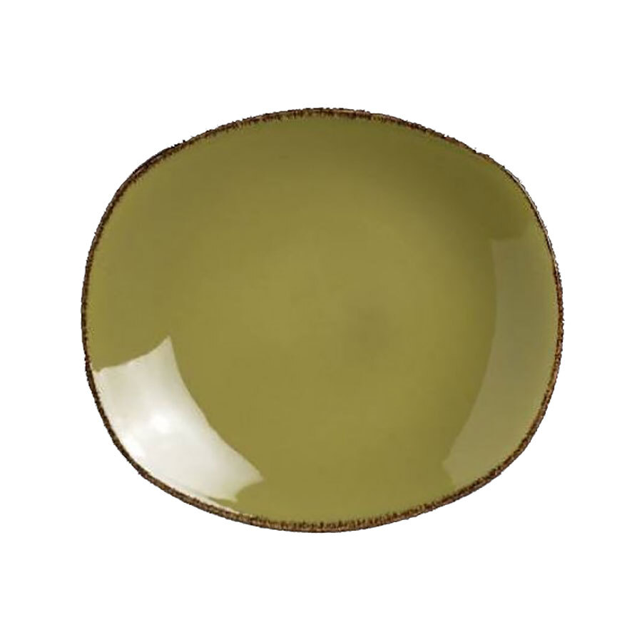 Steelite Terramesa Vitrified Porcelain Olive Spice Plate 25.5cm 10 Inch