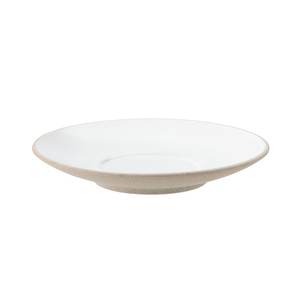 Utopia Manna Vitrified Porcelain White Round Cappuccino Saucer 14cm