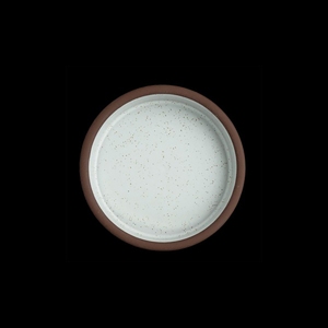 Maham Studio Spice Stoneware Sea Salt Round Stacking Tray 10x3cm 4oz