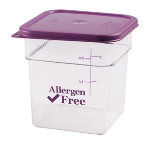 Cambro Camsquare Storage Container Allergen-Free Polycarbonate 3.8ltr