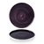 Churchill Stonecast Vitrified Porcelain Patina Deep Purple Round Walled Plate 26cm