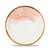 Churchill Homespun Accents Vitrified Porcelain Coral Round Coupe Plate 21.7cm