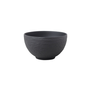 Villeroy & Boch Manufacture Black Porcelain Round Rice Bowl 11cm