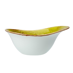 Steelite Craft Vitrified Porcelain Apple Green Freestyle Bowl 17.8cm