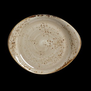 Steelite Craft Vitrified Porcelain Porcini Round Plate 25cm