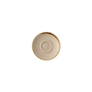 Churchill Stonecast Vitrified Porcelain Nutmeg Cream Cafe Espresso Saucer 4.5 Inch