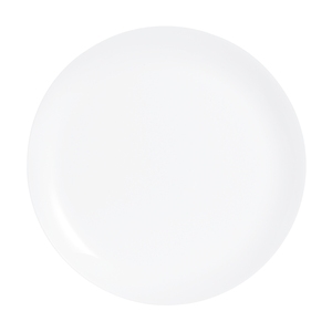 Arcoroc Evolutions Opal White Round Coupe Plate 25cm