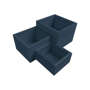 Podium Amberley Grey Oak 1/6 Nesting Cube Set 21.2x19.8x16cm