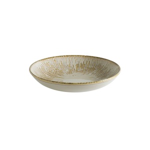 Bonna Sand Snell Vitrified Porcelain Bloom Round Deep Plate 23cm