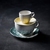 Churchill Tide Black Vitrified Porcelain Cafe Cappuccino Cup 8oz