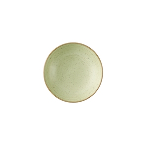 Churchill Stonecast Raw Vitrified Porcelain Green Round Coupe Bowl 18.2cm