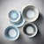 Churchill Studio Prints Fusion Vitrified Porcelain Fusion Blue Round Deep Coupe Bowl 22cm