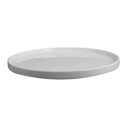Creme Picasso Vitrified Porcelain White Stacking Plate 25cm