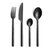 Amefa Diplomat 18/0 Stainless Steel Black Table Fork