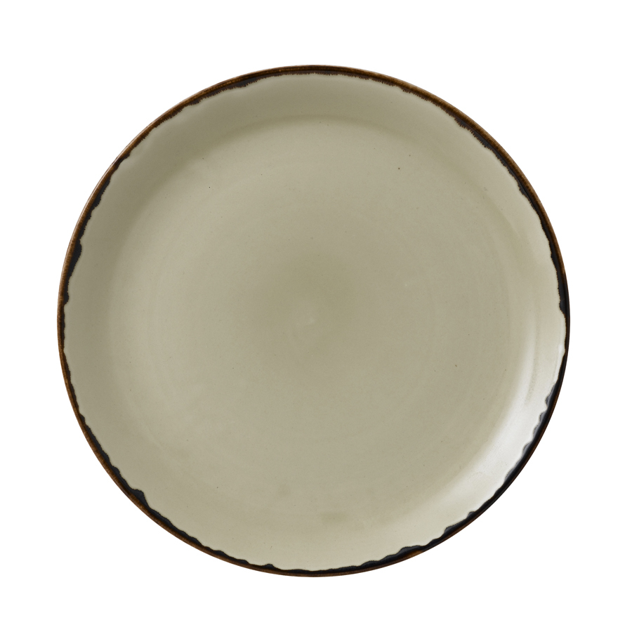 Dudson Harvest Vitrified Porcelain Linen Round Coupe Plate 28.8cm