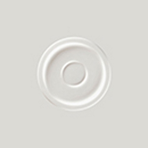Rak Ease Vitrified Porcelain Dual Grey Round Espresso Saucer 12.5cm