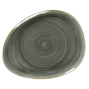 Rak Spot Vitrified Porcelain Peridot Organic Flat Plate 28cm