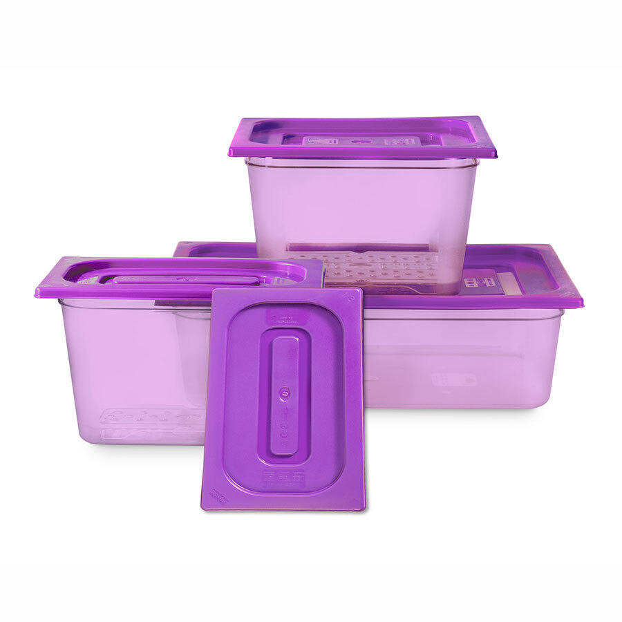 Pujadas Polinorm® Lids For 1/2 Gastronorm Purple Polyethylene