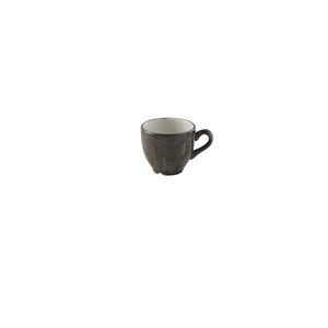Churchill Stonecast Patina Vitrified Porcelain Iron Black Cappuccino Cup 10cl 3.5oz