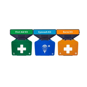 Reliance Medical Aurapoint Medium 3 Unit Catering First Aid Kit Double Eyewash Kit and Burns Kit
