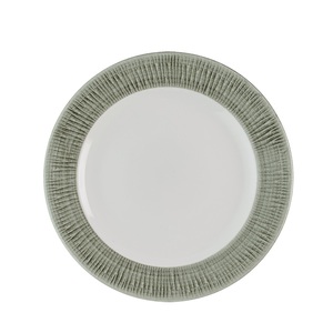 Churchill Bamboo Vitrified Porcelain Alpine Round Plate 21cm