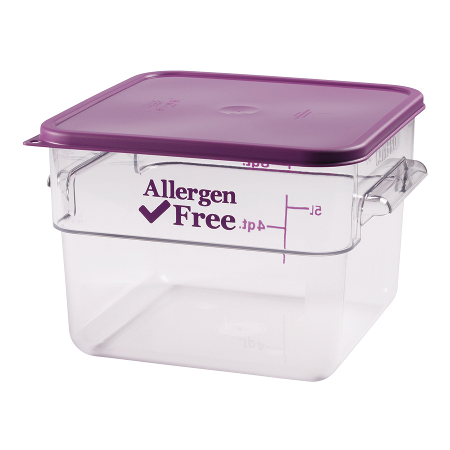 Cambro Camsquare Storage Container Allergen-Free Polycarbonate 11.4ltr
