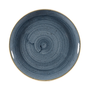 Churchill Stonecast Vitrified Porcelain Blueberry Round Coupe Plate 23cm